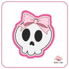 ML- H04 Tête de mort Nœud Emporte-pièce pour biscuit  (Taille recommandé 8 ou 10cm) (Copie)