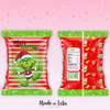 Cookie bag - PDF Grinch lignes rouges