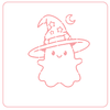 Fantôme Halloween- Pochoir