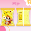 Chips bag - Écureuill fleur (Français,Espagnol et Anglais)