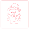 Nounours Halloween- Pochoir