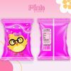 Chips bag - Poussin Pink  (Français,Espagnol et Anglais)