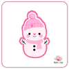 Pink bonhomme de neige Emporte-pièce pour biscuit