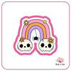 MLH-20 Arc en ciel calavera Emporte-pièce pour biscuit  (Taille recommandé 8 ou 10cm)