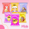 BUNDLE Chips bag - 6 modéles (Français,Espagnol,Anglais)