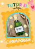 Tutoriel en ligne Bouteille de champagne