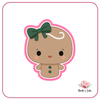 KAWAII GINGERBREAD FILLE  Emporte-pièce pour biscuit