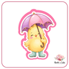 Poussin parapluie pâques- Emporte-pièce pour biscuit