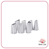 Lot de 7 douilles PETALES en acier inoxydable 123,118,103,104,124 et douille Fleur d'œillet
