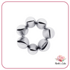 Lot de 7 douilles PETALES en acier inoxydable 123,118,103,104,124 et douille Fleur d'œillet