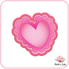 ML-60 Coeur ondes St Valentin - Emporte-pièce pour biscuit