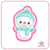 Bleu bonhomme de neige Emporte-pièce pour biscuit