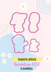 Set FORMATION COCO- (emporte-pièces pour biscuit)