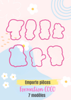 Set FORMATION COCO- (emporte-pièces pour biscuit)