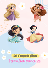 Set Formation  Princesses - Emporte-pièces pour biscuit (Taille utilisée en vidéo 11 cm)
