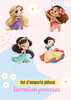 Set Formation  Princesses - Emporte-pièces pour biscuit (Taille utilisée en vidéo 11 cm)
