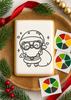 Biscuit à peindre Noël SANS boîte assorti