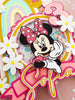 Topper Cake- fleurs - m i n n i e