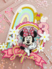 Topper Cake- fleurs - m i n n i e