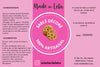 Etiquette pour biscuit Cookie Rose Pastel EDITABLE