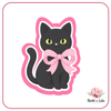 Chat noir - Emporte-pièce pour biscuit  (Taille recommandé 8 ou 10)