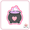Chaudron pink Emporte-pièce pour biscuit  (Taille recommandé 8 ou 10cm)