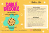 Etiquette pour biscuit Cookie Jaune EDITABLE