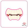 Dents vampire 2-  Emporte-pièce pour biscuit  (Taille recommandé 8cm ou 10cm)