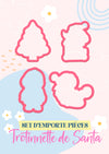 Set trotinnette de Santa- Emporte-pièce pour biscuit