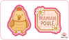 SET MAMAN POULE Emporte-pièce pour biscuit