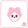 Tête de mort pink Emporte-pièce pour biscuit  (Taille recommandé 8)