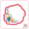 Couronne hexagonale florale - Emporte-pièce pour biscuit