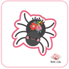 ML-438 Araignée fleurs Halloween- Emporte-pièce pour biscuit  (Taille recommandé: 8 ou 10 cm)