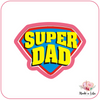 Bouclier "Super Dad" - Emporte-pièce pour biscuit