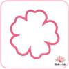 Fleur de pétales en cœur - Emporte-pièce pour biscuit