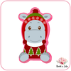 ML-645 Hippopotamus de noël - Emporte-pièce pour biscuit