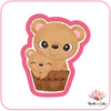 ML-184 Maman ours - sceau - Emporte-pièce pour biscuit