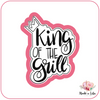Message "King of the grill" - Emporte-pièce pour biscuit