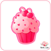ML-11 Cupcake rose- Emporte-pièce pour biscui