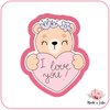 ML-86 Ours I love you - Emporte-pièce pour biscuit