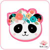 ML-380 Tête panda florale - Emporte-pièce pour biscuit